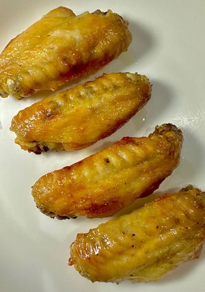 รูปของ ปีกไก่ทอดน้ำปลา หม้อทอดไร้น้ำมัน/หม้ออบลบร้อน