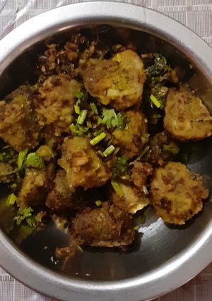 A picture of Patta Gobhi ki Muthiya.