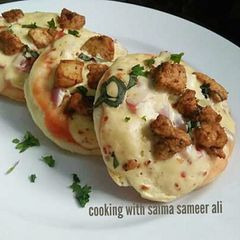 A picture of Mini pizzas without oven #ramadankitayari.