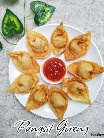 Langkah Gampang Membuat Resep  347. Pangsit Goreng yang Bikin Ngiler, Lezat