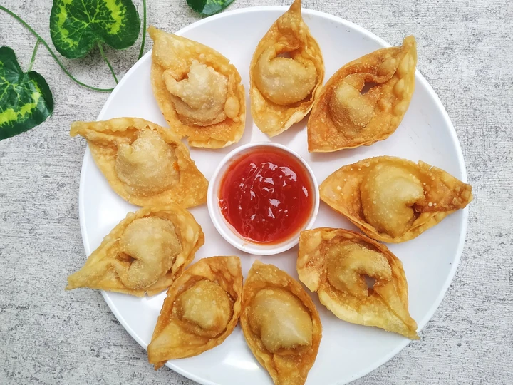 Langkah Gampang Membuat Resep  347. Pangsit Goreng yang Bikin Ngiler, Lezat