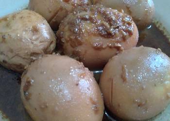 Siap Saji Telor kecap menu anak Sedap Nikmat