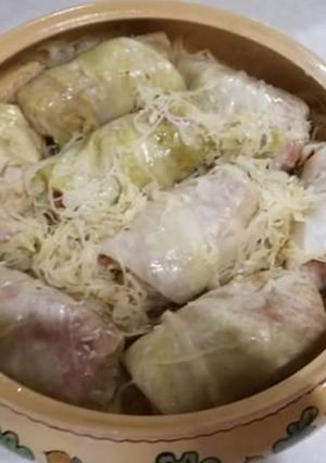 Töltött káposzta sütőben! recept fotója