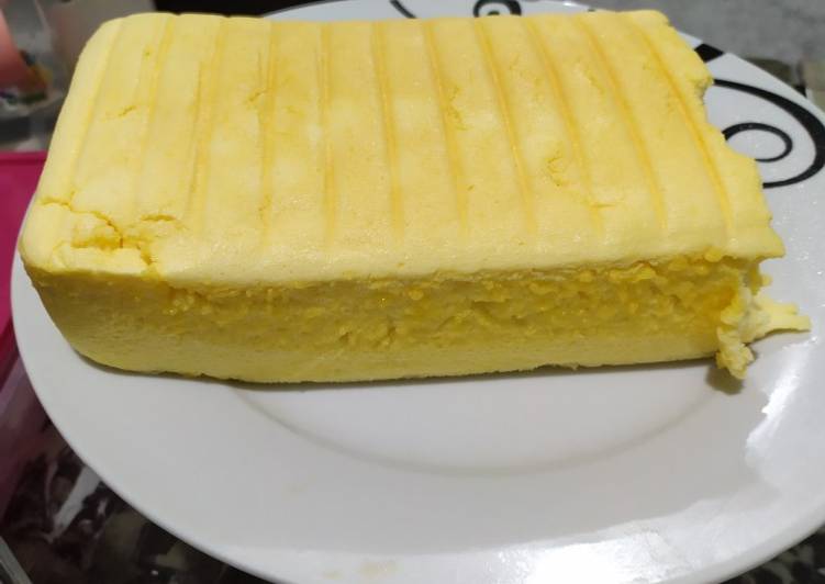 Cara Gampang mengolah Japanness Catton Cheese cake, Bikin Ngiler
