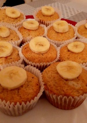 O poză a rețetei Muffins cu banane🍌.