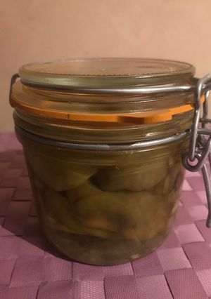 Une photo de Mini poivrons au vinaigre