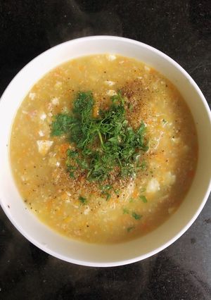 Hình của món Cháo rau củ không tinh bột.
