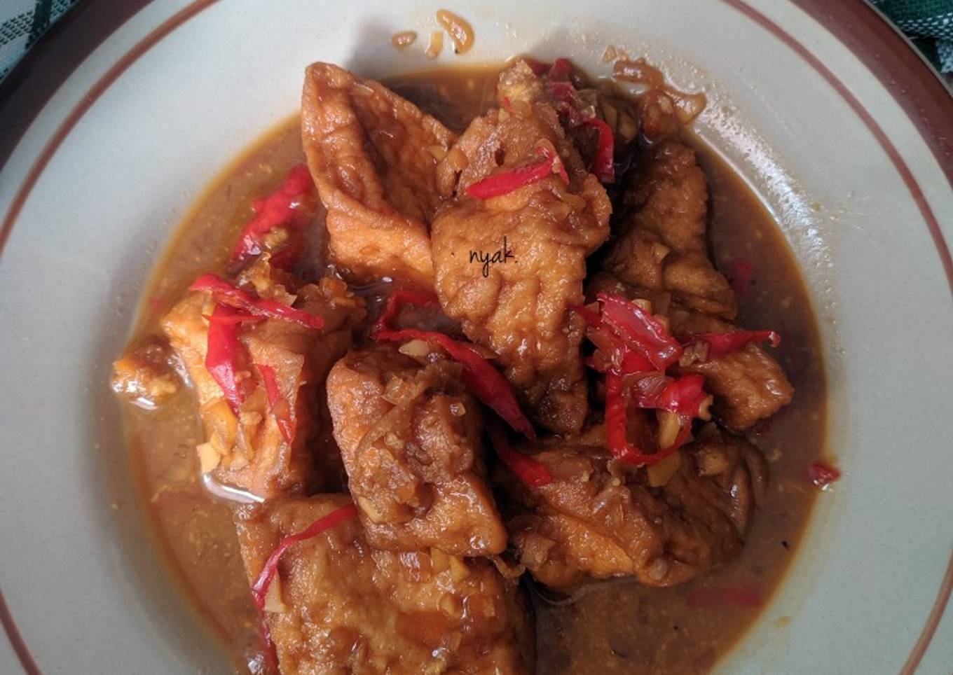 Tahu Jamblang khas Cirebon