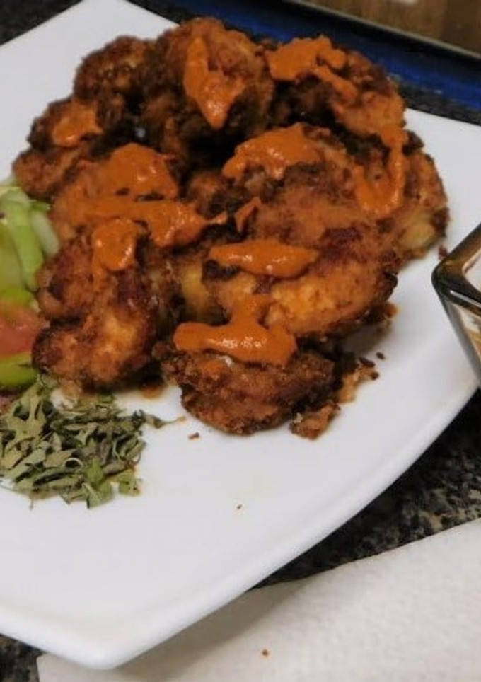 Una foto de Camarones empanizados