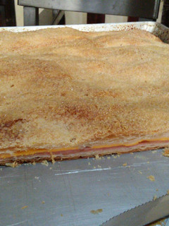 Una foto de Hojaldra de jamón y queso