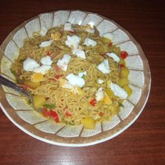 A picture of Simple noodles.