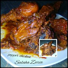 Pepper chicken A picture of Pepper chicken.