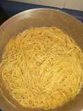 Spaghetti cremoso con chile chipotle.ॐ 🇲🇽