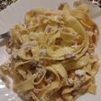 Pasta con atún al limón y ricotta con crema