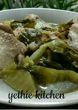 Foto resep Ayam sayur asin