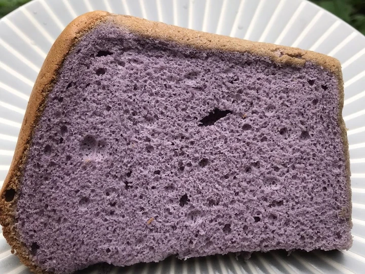 Langkah Mudah untuk Menyiapkan Resep Chiffon Ubi Ungu yang  Bikin Ketagihan Anti Ribet, Mantap