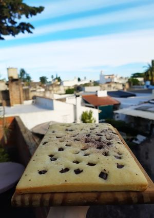 Una foto de Brownie de limón🍋 (Sin manteca!!!!)