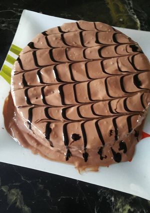 صورة لوصفة كيكة البسكويت
