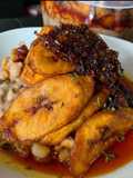 Honey beans and plantain