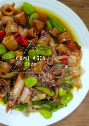 Foto resep Cumi Asin Petai