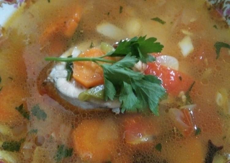 Resep Sup ikan tuna makanan mpasi yang Lezat Sekali