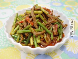 豆瓣蒜苔牛柳 ♥ 炒牛肉 6