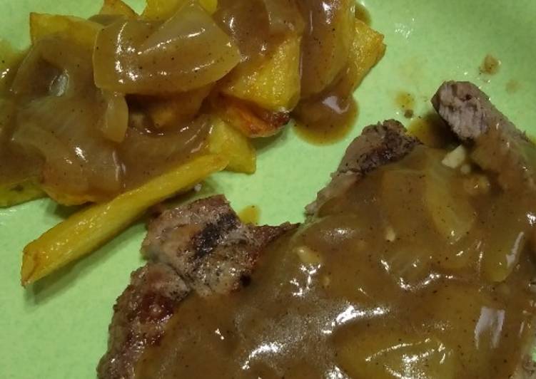 Brown Sauce Steak