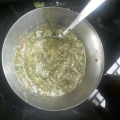 Green chilli chutney A picture of Green chilli chutney.