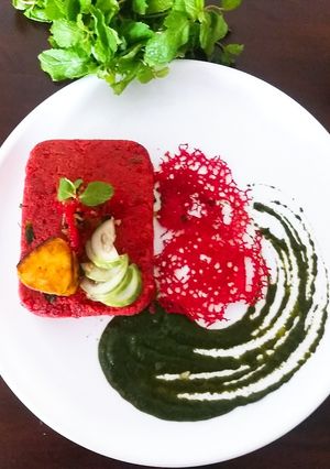 A picture of My colourful breakfast.