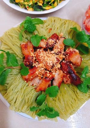 Hình của món Bánh hỏi kim tiền.