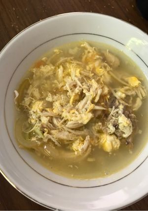 Foto resep MpASI 12bln+ Sop ayam suwir simple