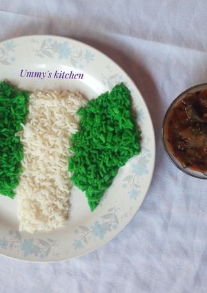 A picture of Nigerian Independence Rice.