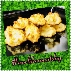 A picture of Homemade Coconut macaroons.
