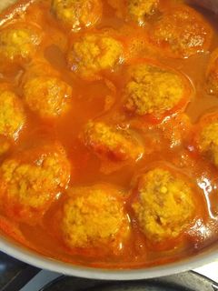 Una foto de Albóndigas en salsa de tomate