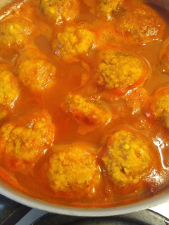 Una foto de Albóndigas en salsa de tomate