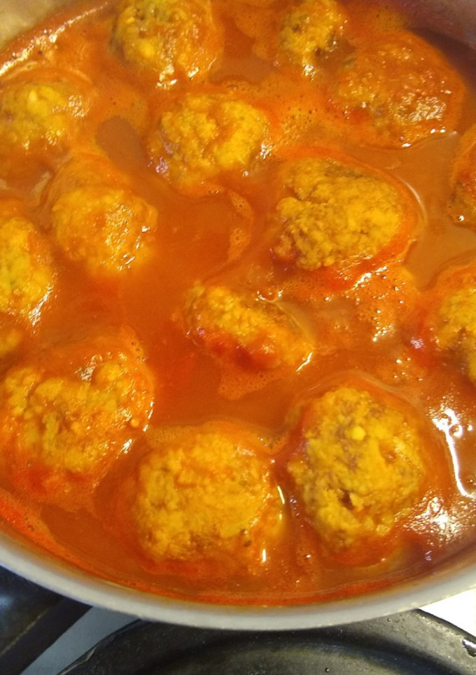 Una foto de Albóndigas en salsa de tomate