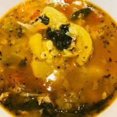 A picture of Hearty Coleslaw Spinach Soup 🍲.