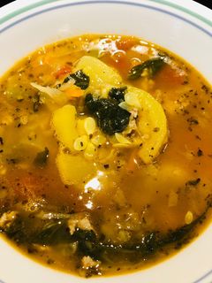 A picture of Hearty Coleslaw Spinach Soup 🍲.