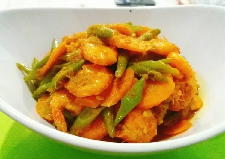 Tumis Udang Buncis Wortel