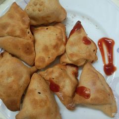 A picture of Air  Fryer  Poha  Samosa.