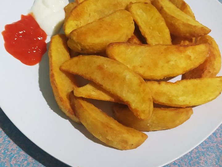Resep Potato Wedges Rumahan, Bikin Ngiler