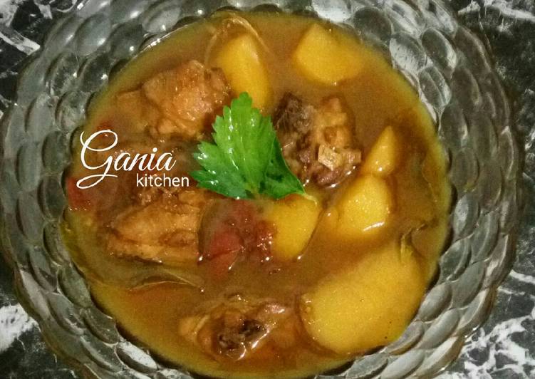 Resep Semur Ayam Dan Kentang, Enak