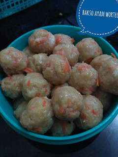 Foto resep Bakso ayam wortel