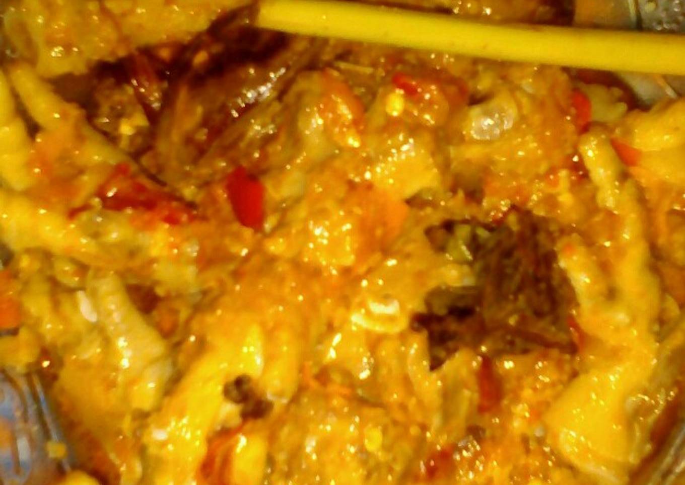 Rica" sayap ceker plus ampela ayam pedesnya endees bikin ndowerr