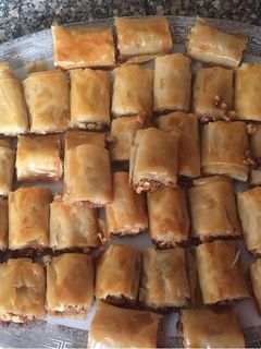 صورة لوصفة أصابع الجلاش بالمكسرات