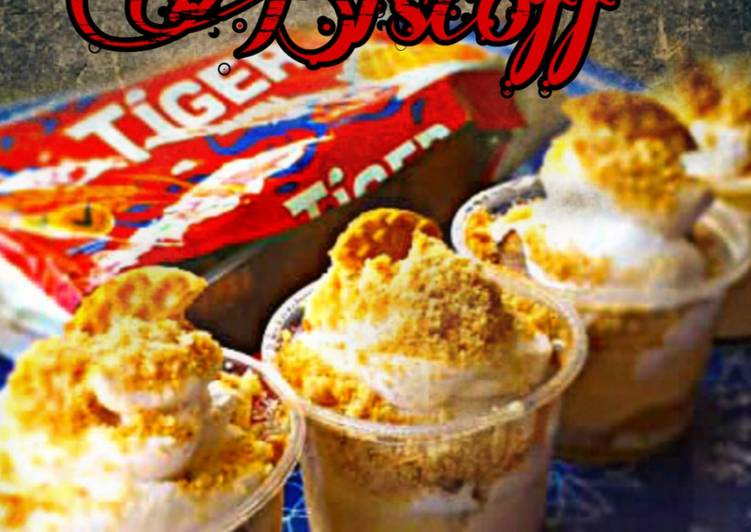 Mini Steamed cheesecake crumble ala biscoff