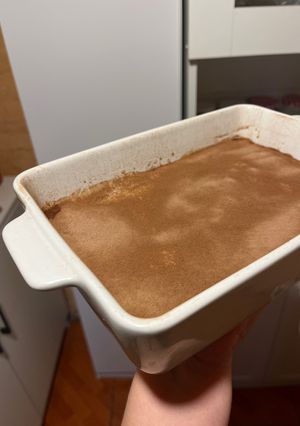 Una foto de Tiramisú Vegano con Galletas de Vainilla