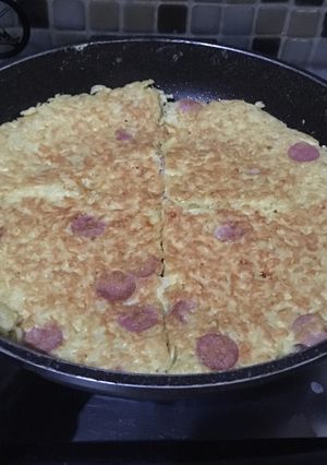 Foto resep Omelet mie