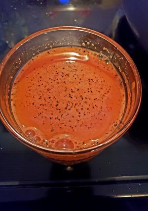 A picture of Carrot juice.
