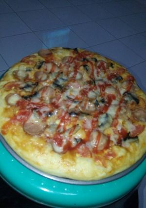 Foto resep Pizza tanpa telur